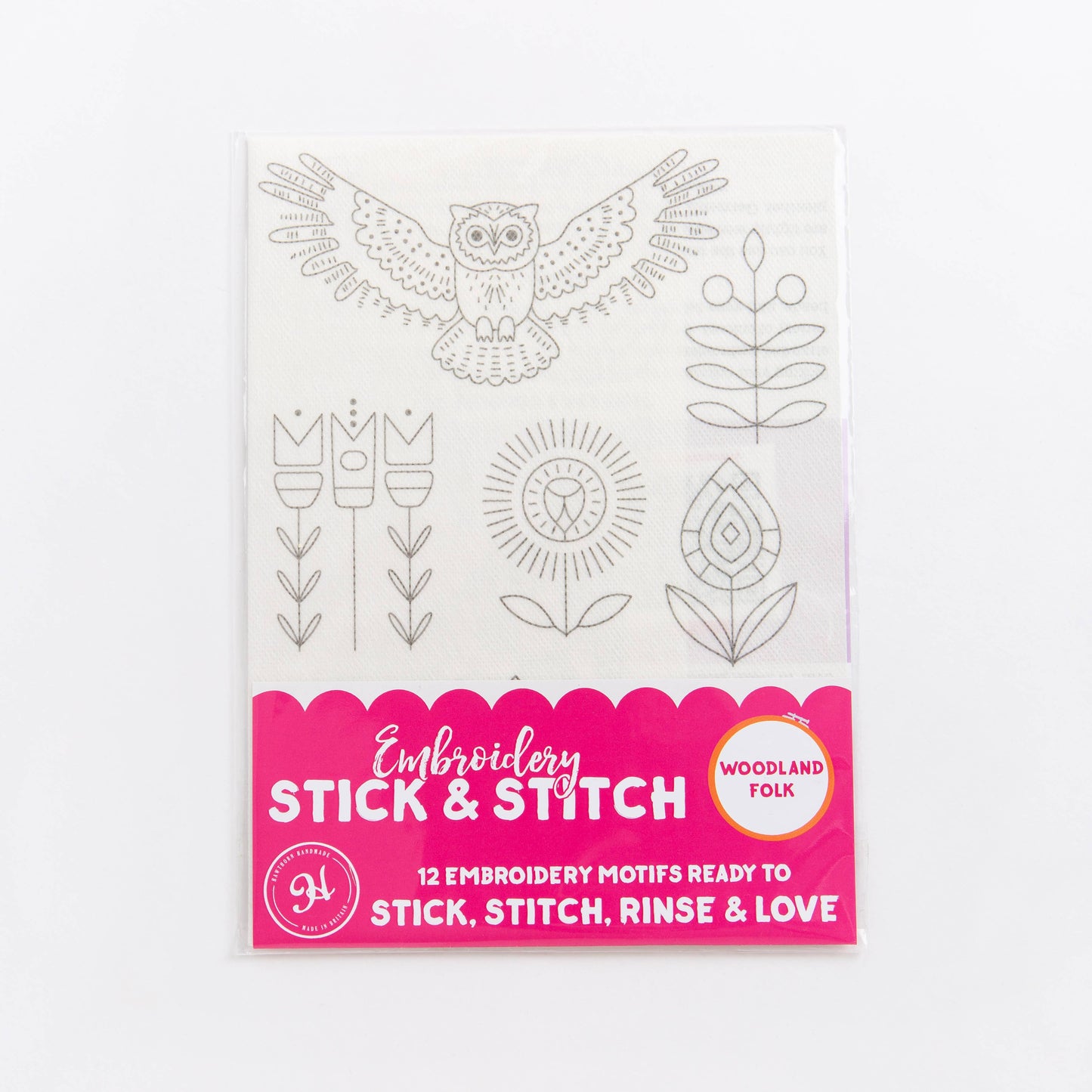 Woodland Folk - Stick & Stitch Embroidery Pack