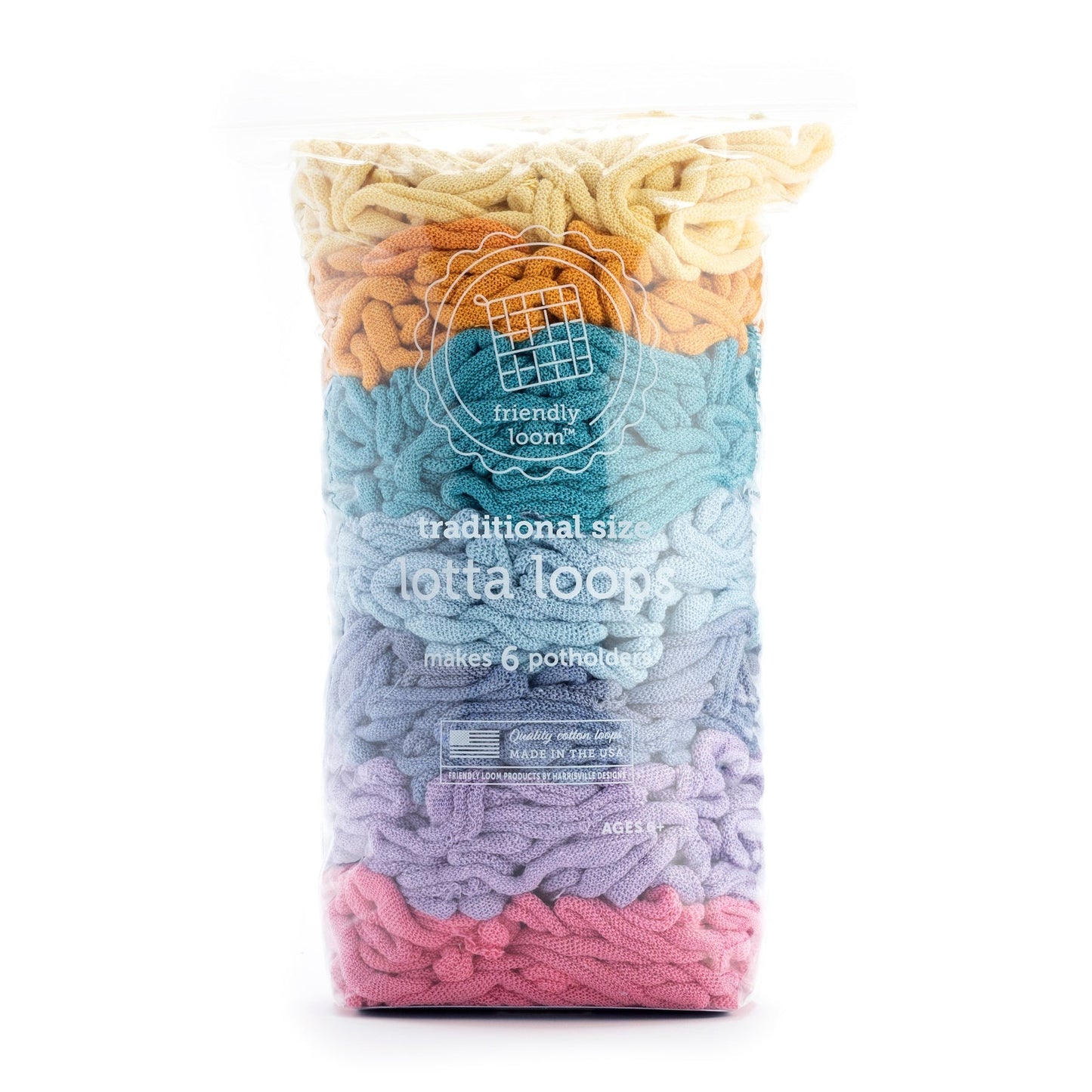 Potholder Loops- 6" (traditional)