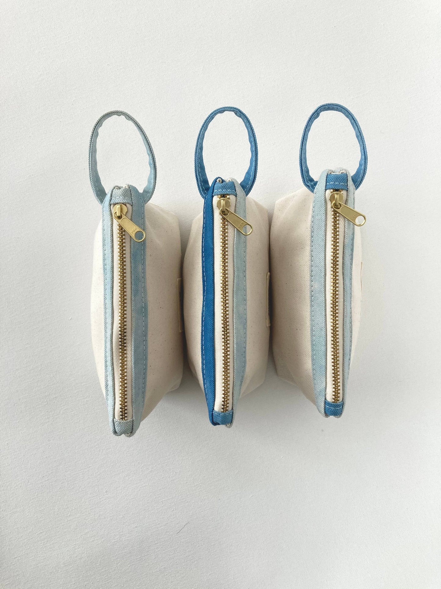 Sunday Sewing Loop Pouch - Blues