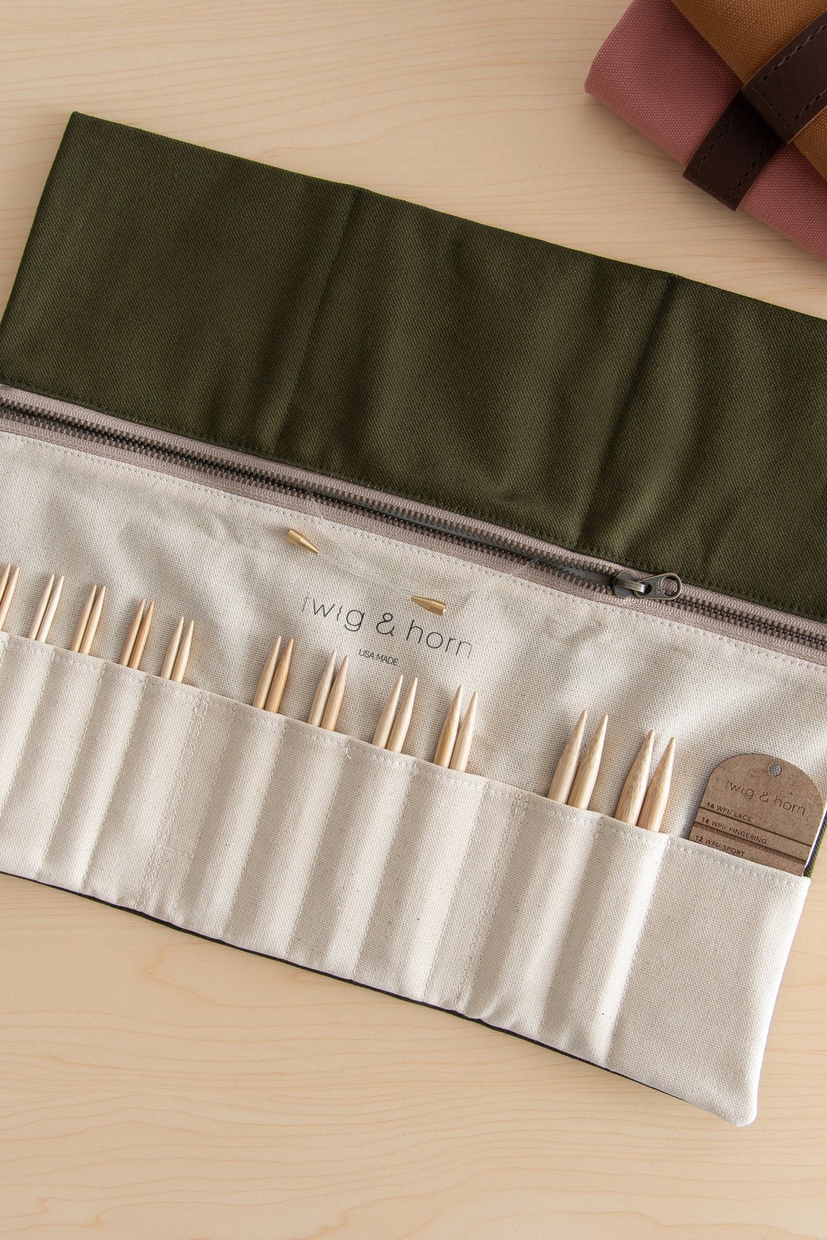 Twig & Horn Interchangeable Needle Case