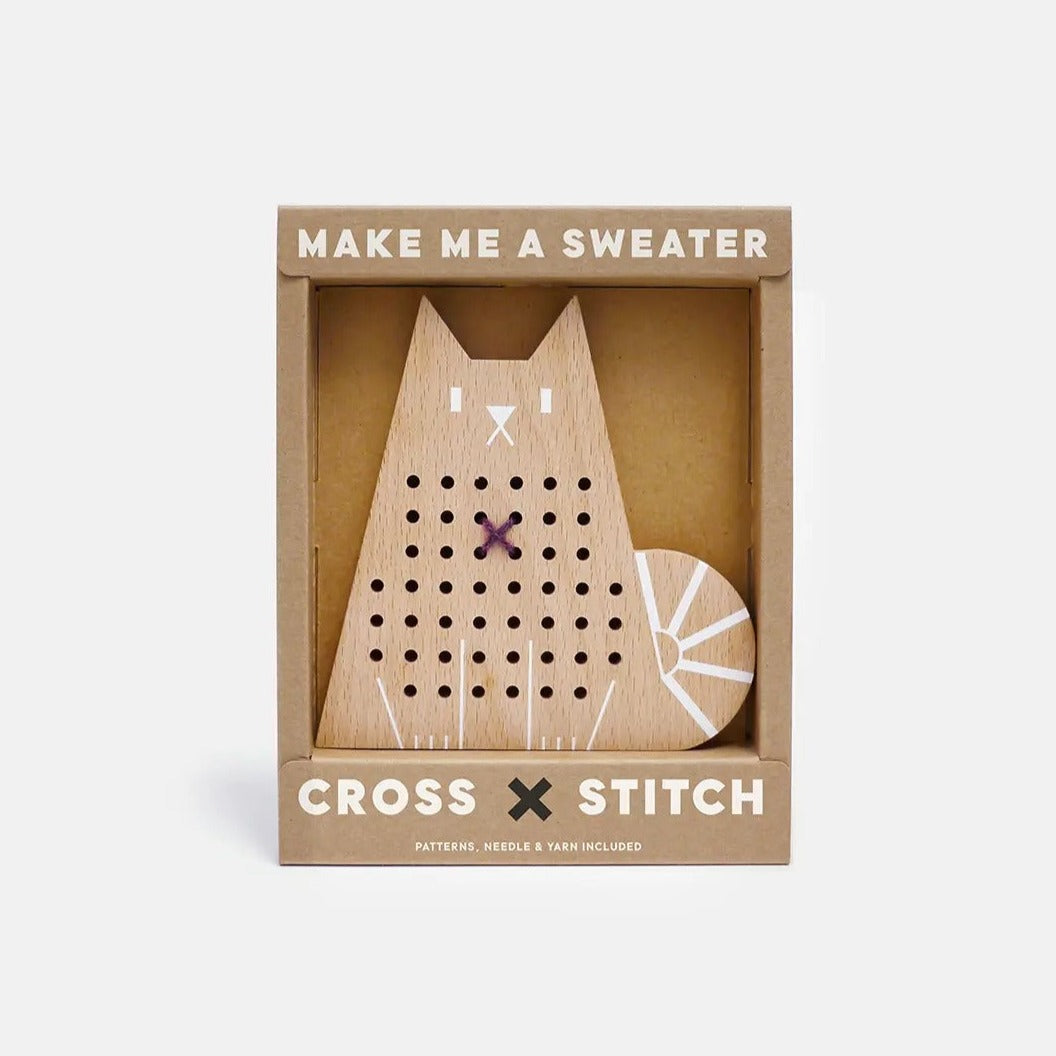 Moon Picnic Cross Stitch Friends- Cat