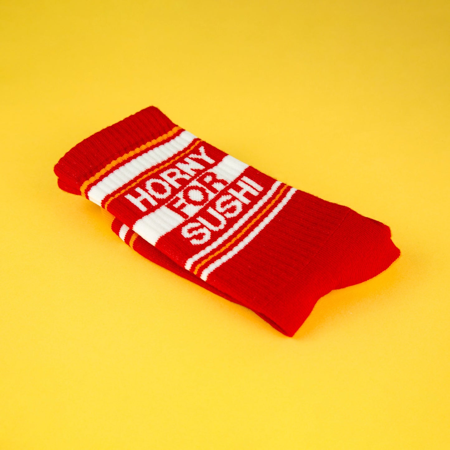 Gumball Poodle - Horny For Sushi Gym Crew Socks