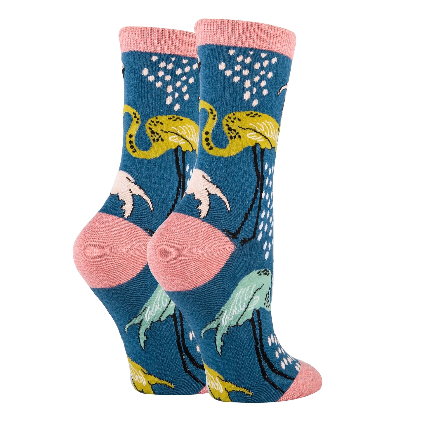 Oooh Yeah Socks - Roadrunner| Women's Premium Cotton Crew Dress Socks