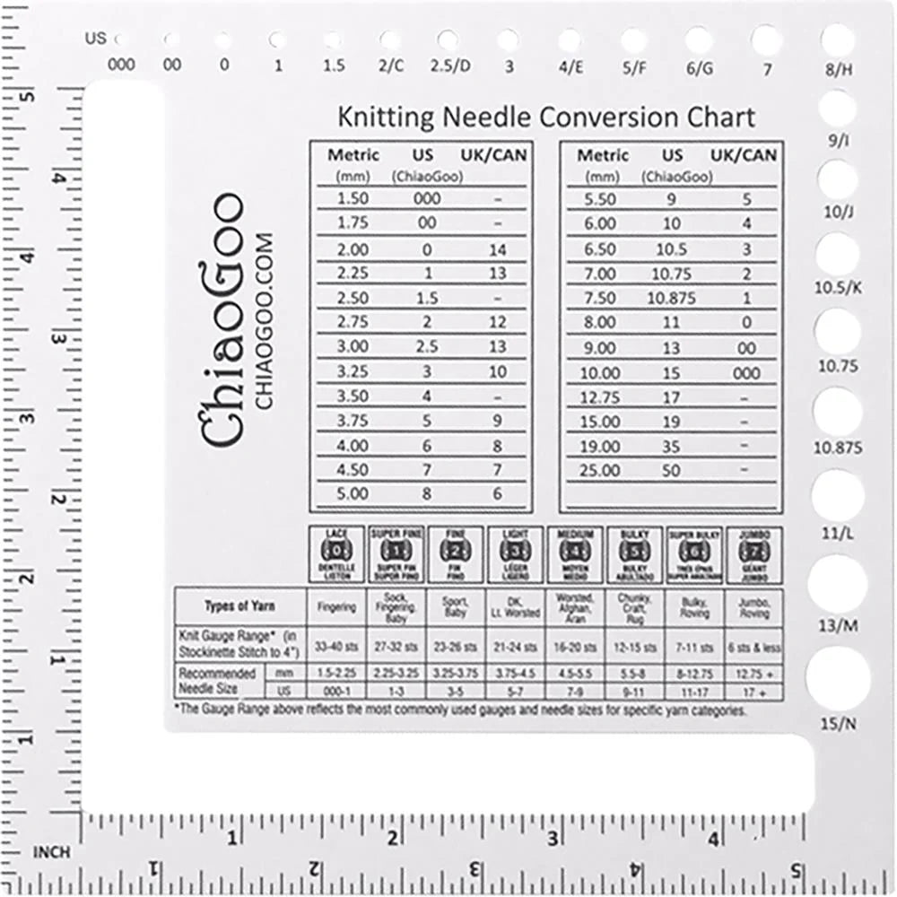 ChiaoGoo Twist 5" Interchangeable Tips
