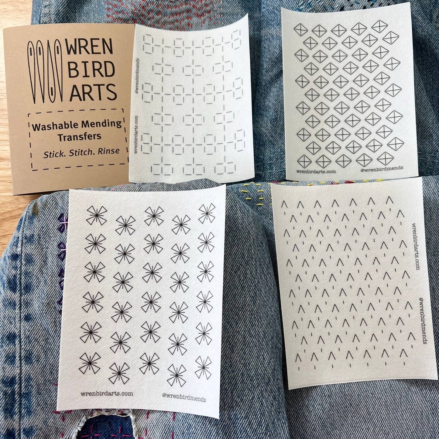 WrenBirdArts Embroidery Transfers