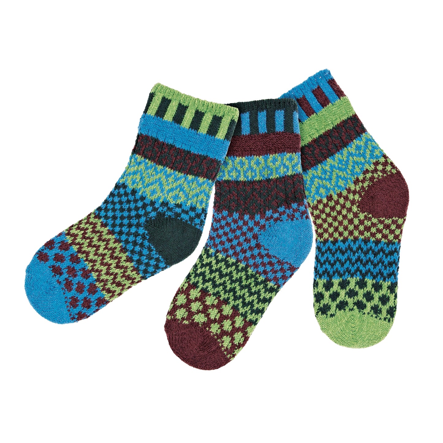 Solmate - June Bug Kids Socks - Small (Age 2-5 / Shoe 5 Toddler - 11 Kids)