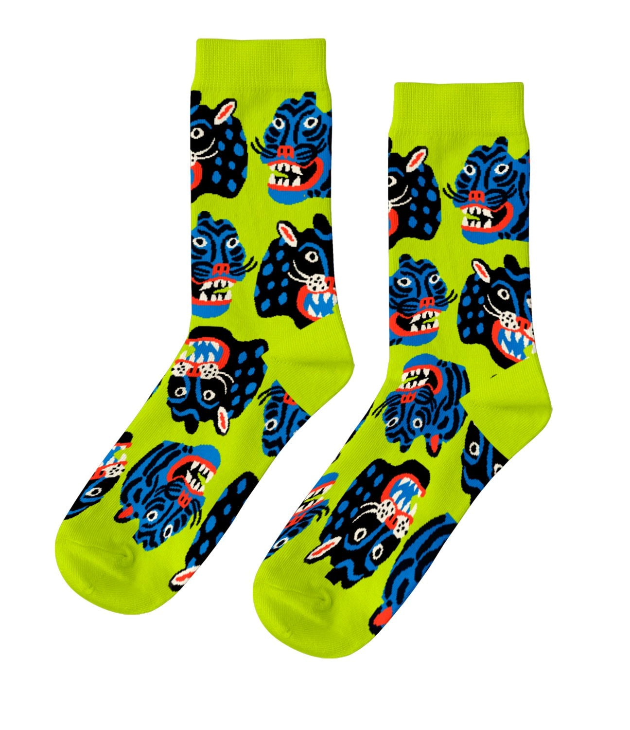 Yellow Owl Workshop - Kristina Micotti Wild Cats - Women's Crew Socks