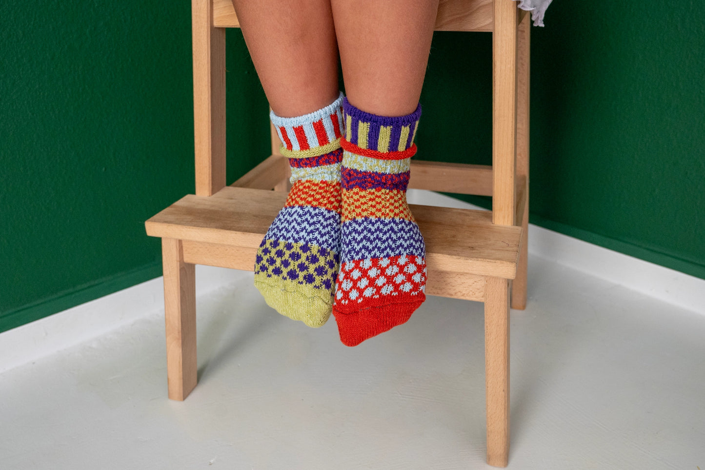 Solmate - Roly Poly Kids Socks - Small (Age 2-5 / Shoe 5 Toddler - 11 Kids)