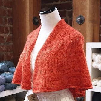 Dotted Half Circle Shawl Pattern