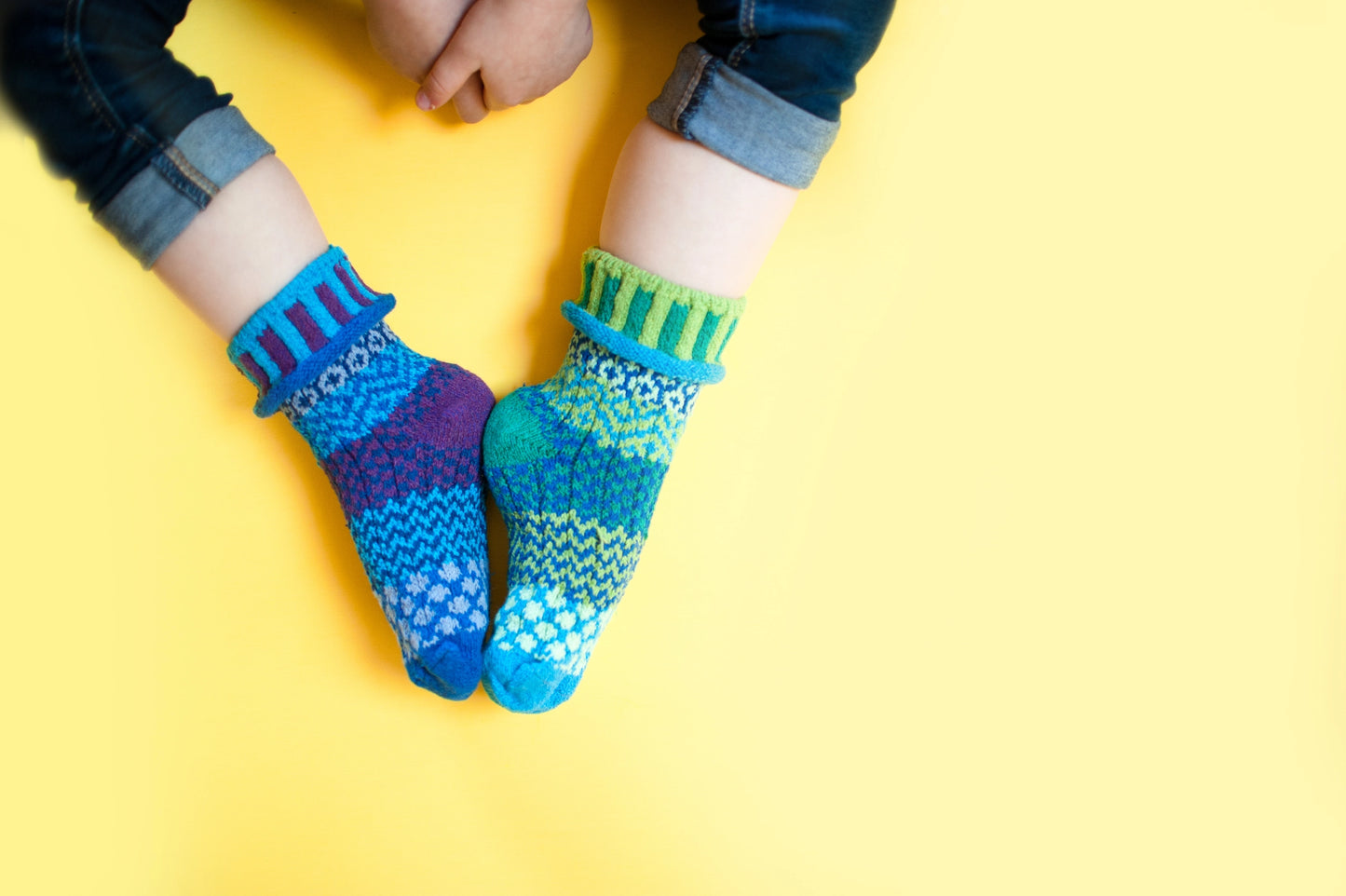 Solmate - Prism Kids Socks - Small (Age 2-5 / Shoe 5 Toddler - 11 Kids)