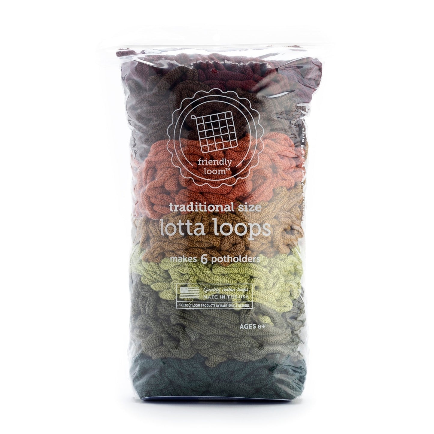 Potholder Loops- 6" (traditional)