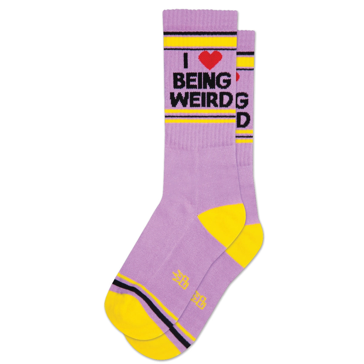 Gumball Poodle - I ❤️ Being Weird Gym Crew Socks