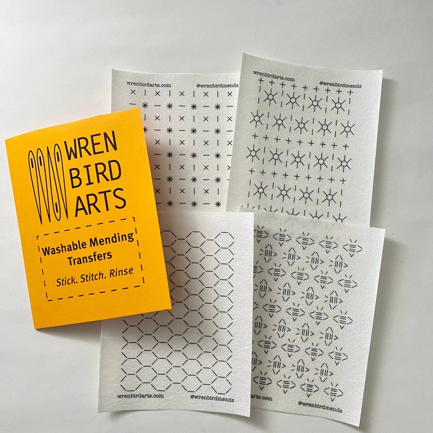 WrenBirdArts Embroidery Transfers