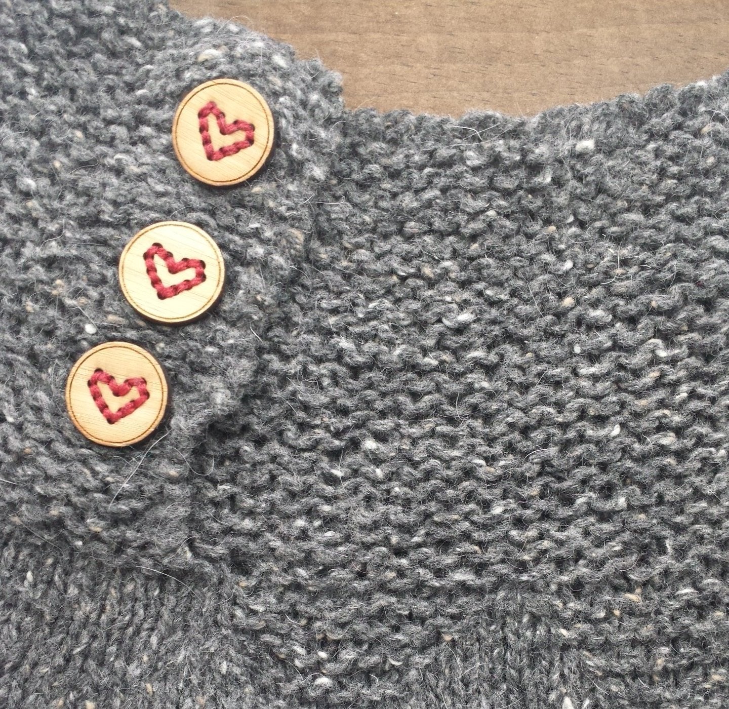 Katrinkles Stitchable Heart Buttons