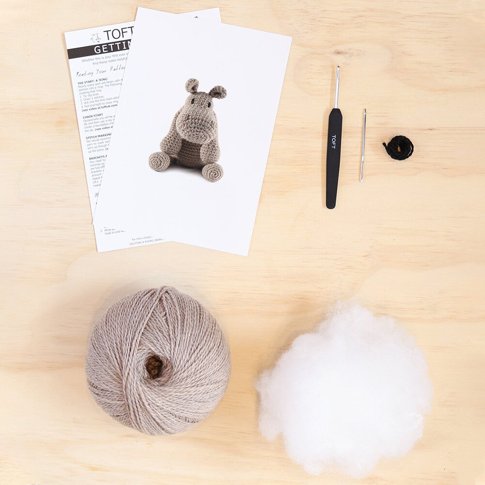 Toft Mini Crochet Kit-Mini Georgina the Hippo
