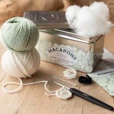 Toft Crochet kit-in-a-can: Macarons
