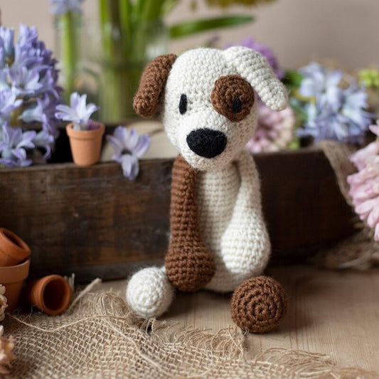 Toft Crochet Kit- Tucker the Jack Russell
