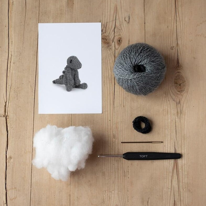 Toft Mini Crochet Kit-Mini Stanley the Stegosaurus