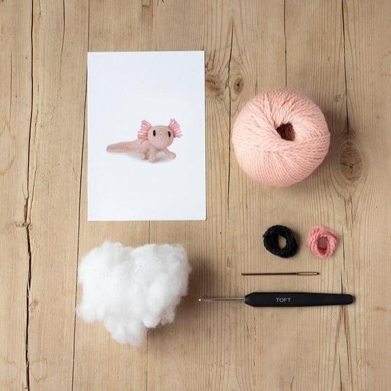 Toft Mini Crochet Kit- Danielle the Axolotl