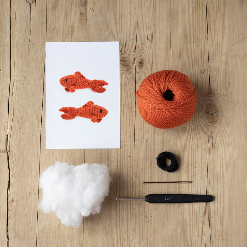 Toft Mini Crochet Kit- Monica the Gold Fish