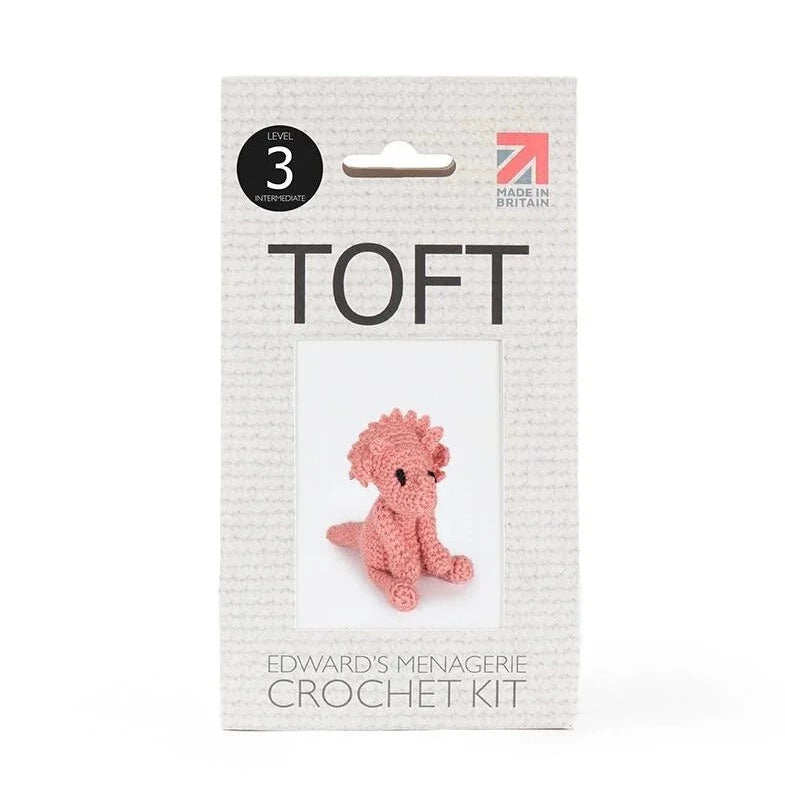 Toft Mini Crochet Kit-Mini Victoria the Triceratops