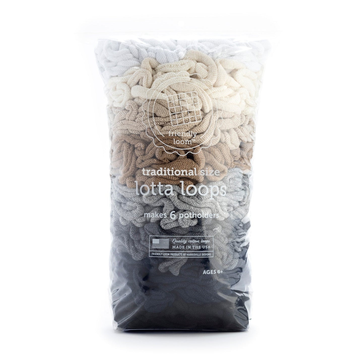 Potholder Loops- 6" (traditional)