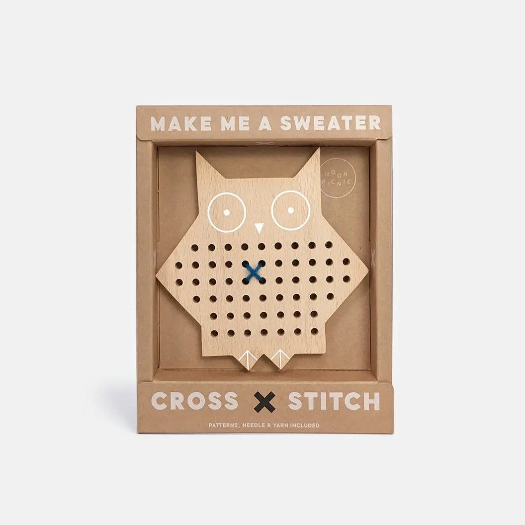 Moon Picnic Cross Stitch Friends- Owl