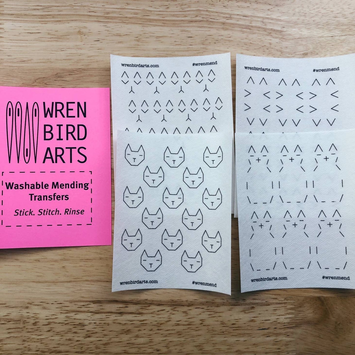WrenBirdArts Embroidery Transfers