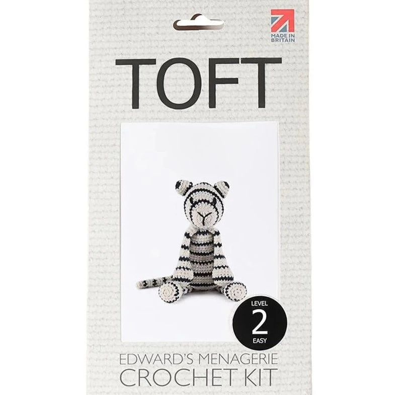 Toft Crochet Kit- Prince the White Tiger Kit