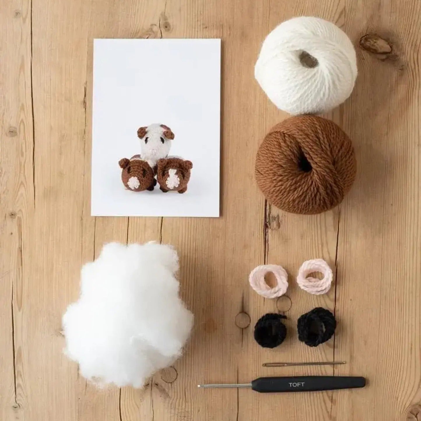 Toft Mini Crochet Kit- Guinea Pigs