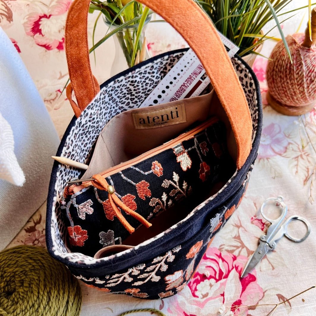 Atenti Twinkle Caddy - Knitting and Crochet Organizer Project Bag