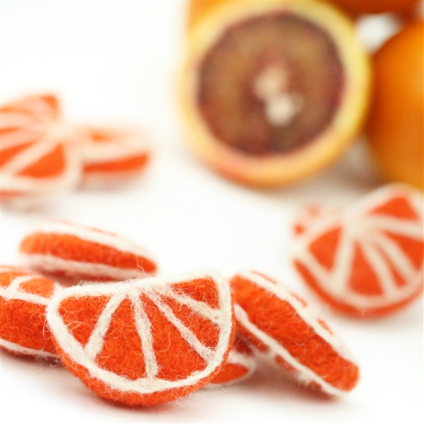 Felt Citrus Slices