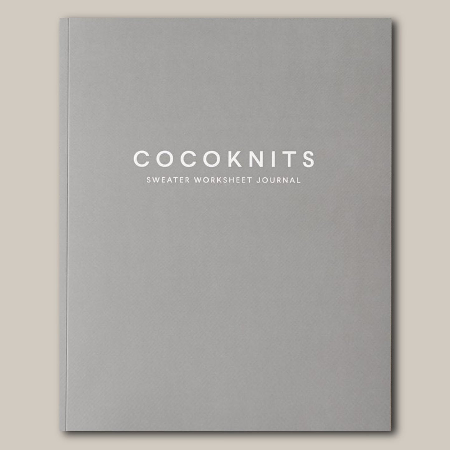 Cocoknits Sweater Worksheet Journal