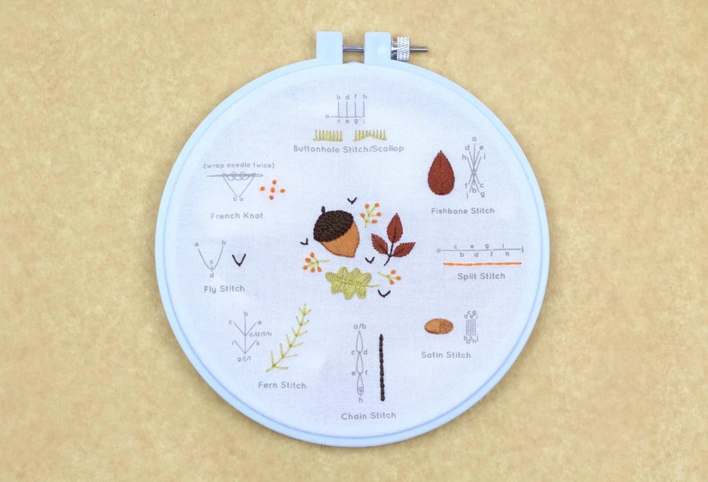 Kiriki Embroidery Stitch Sampler