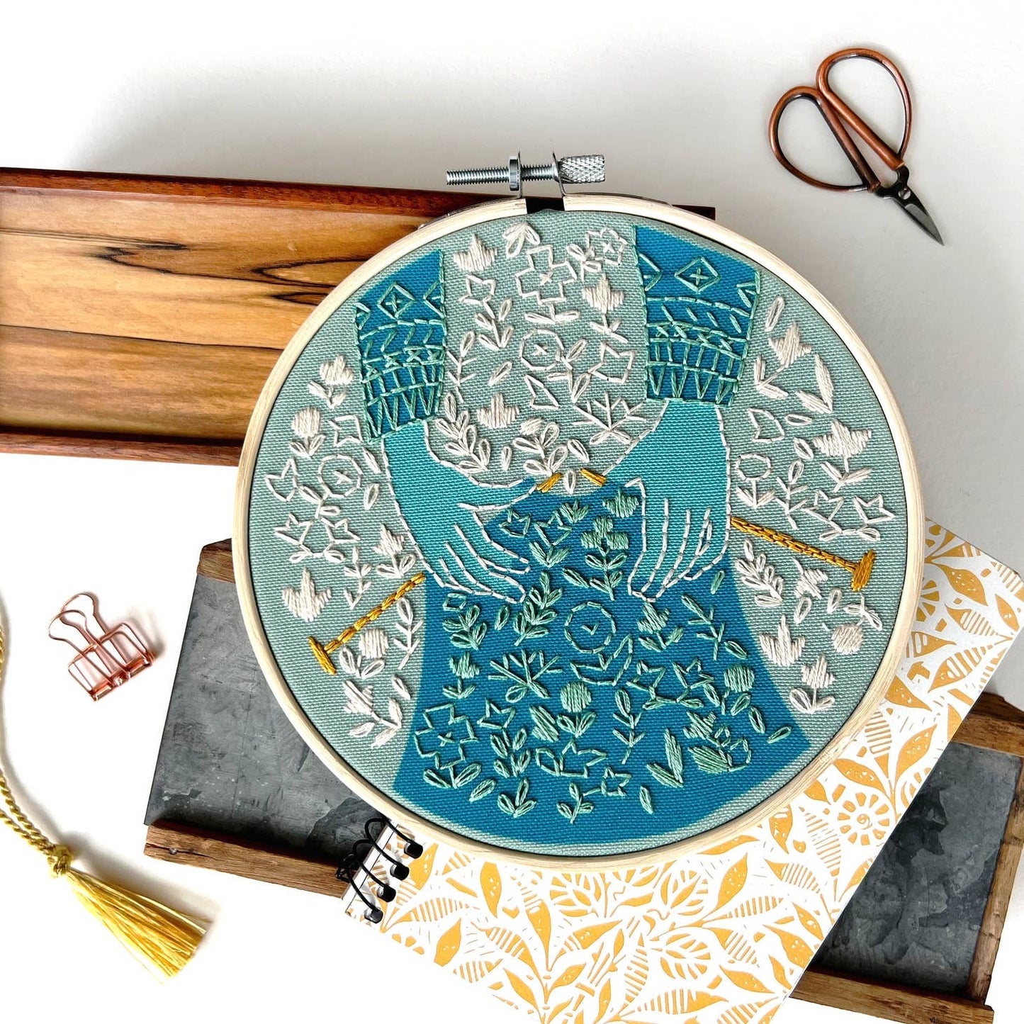 Rikrack Embroidery Kit