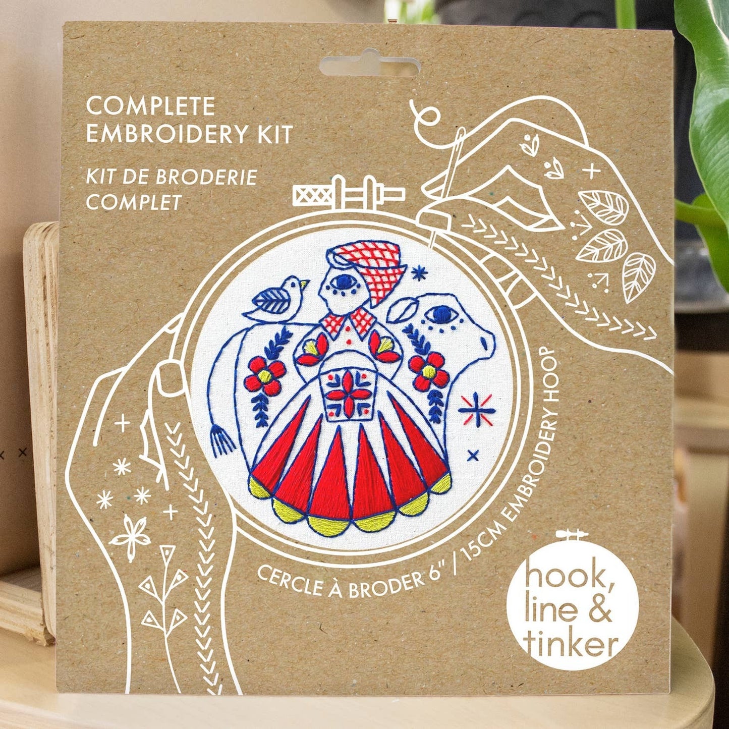 Hook, Line & Tinker Embroidery Kits