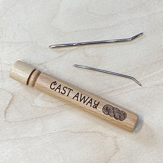 Cast Away Needle Case w/2 needles