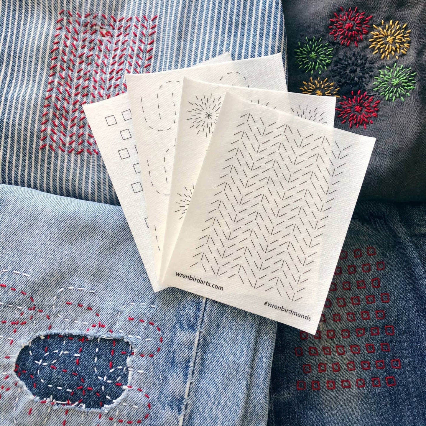 WrenBirdArts Embroidery Transfers