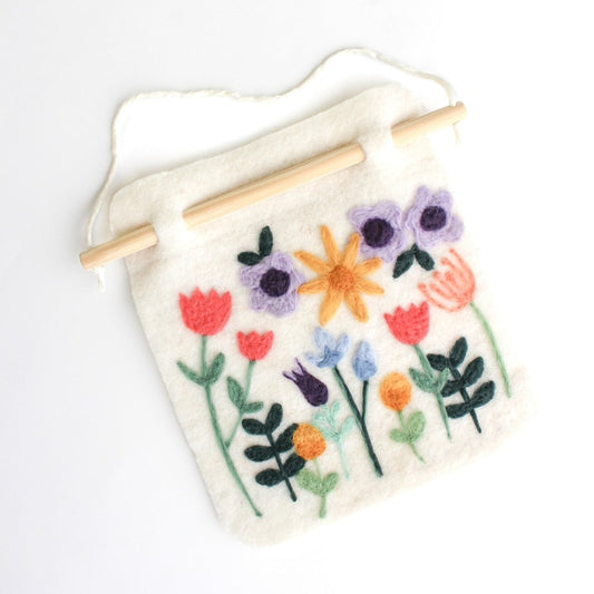 Sheep Creek Studio Wildflower Banner Felting Kit