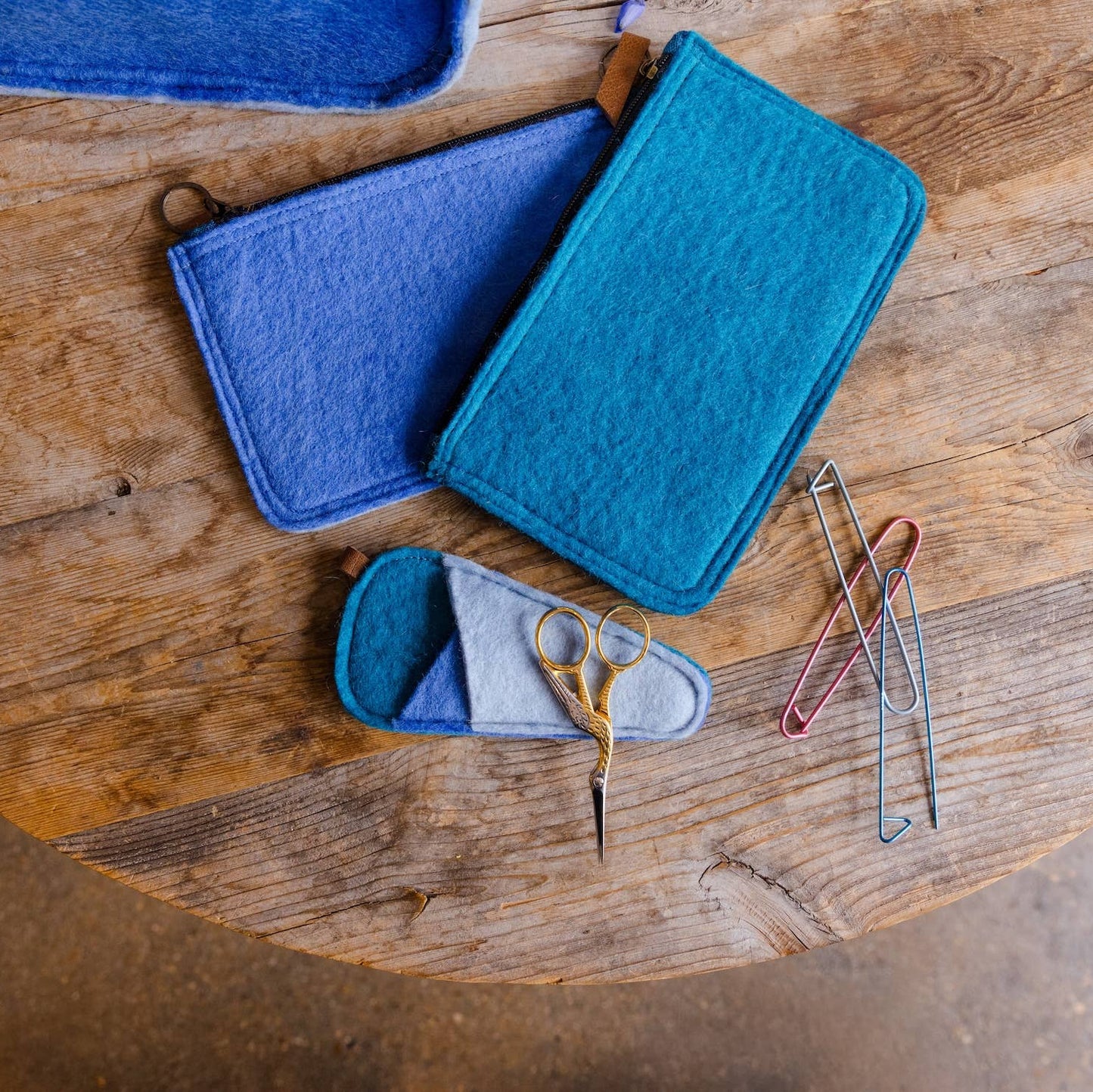 Fibres of Life 2-Tone Pouch  -  Large