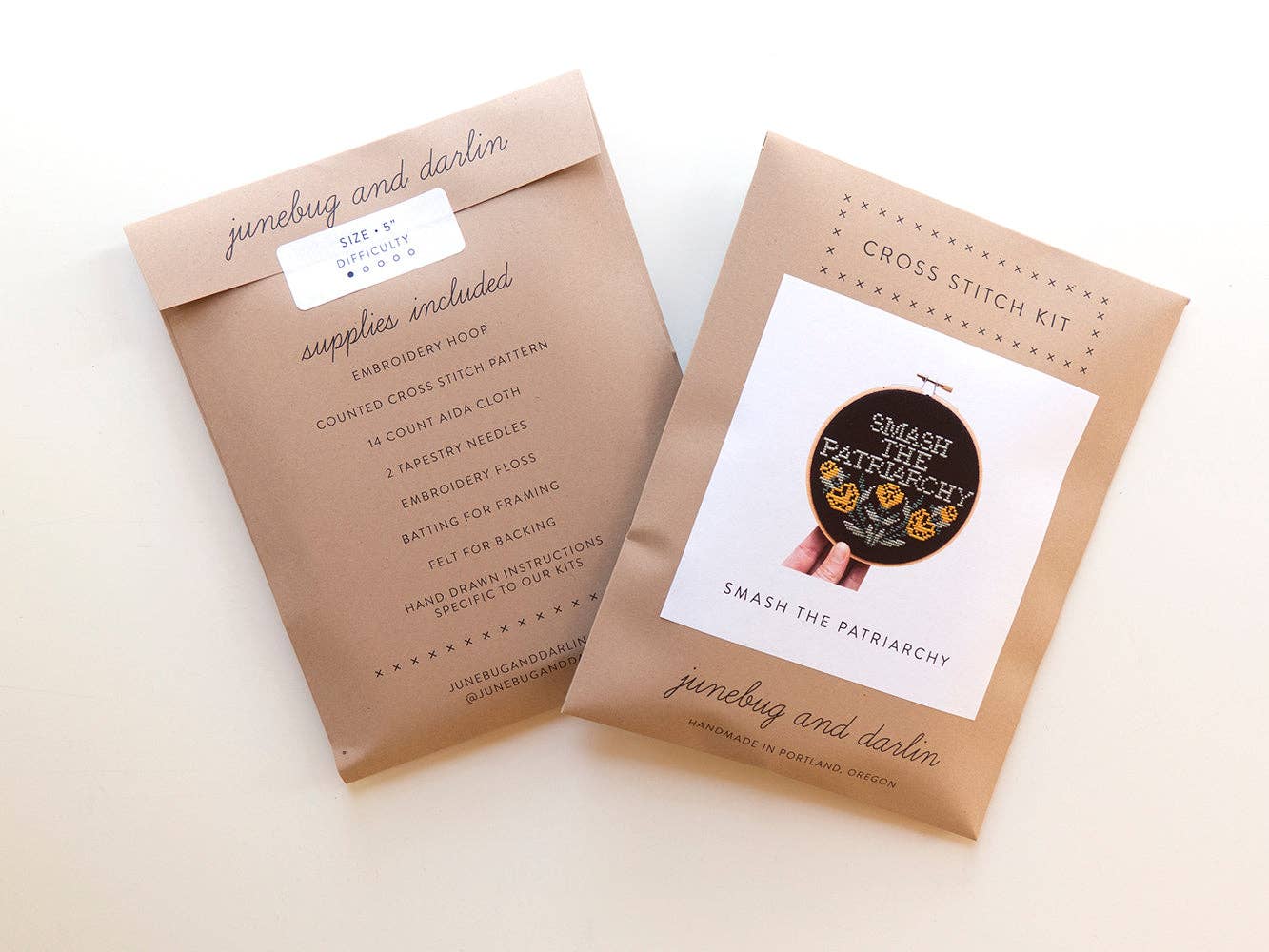 Smash the Patriarchy Cross Stitch Kit