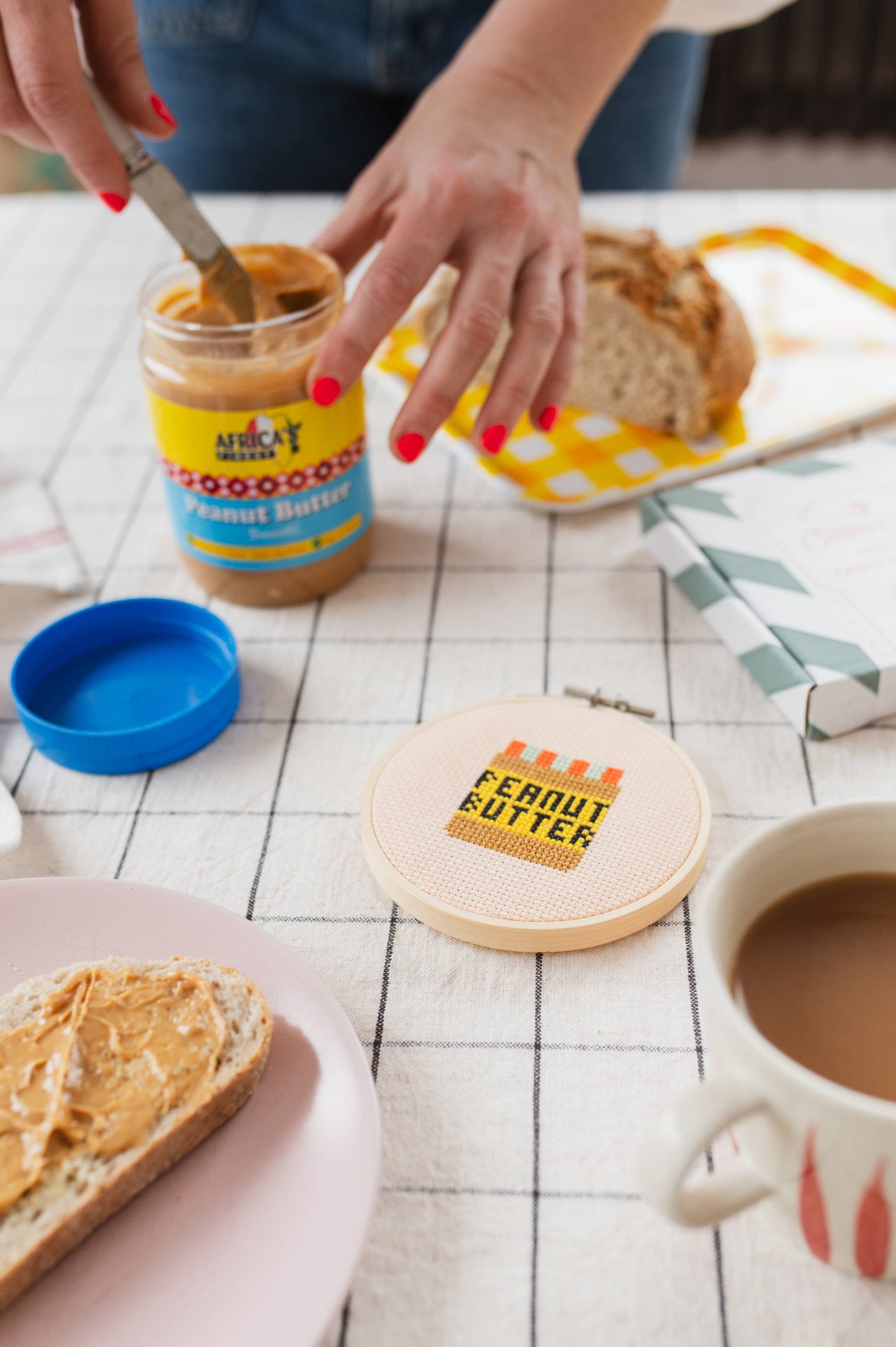 Cotton Clara Peanut Butter Cross Stitch Kit