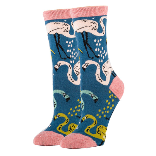 Oooh Yeah Socks - Roadrunner| Women's Premium Cotton Crew Dress Socks