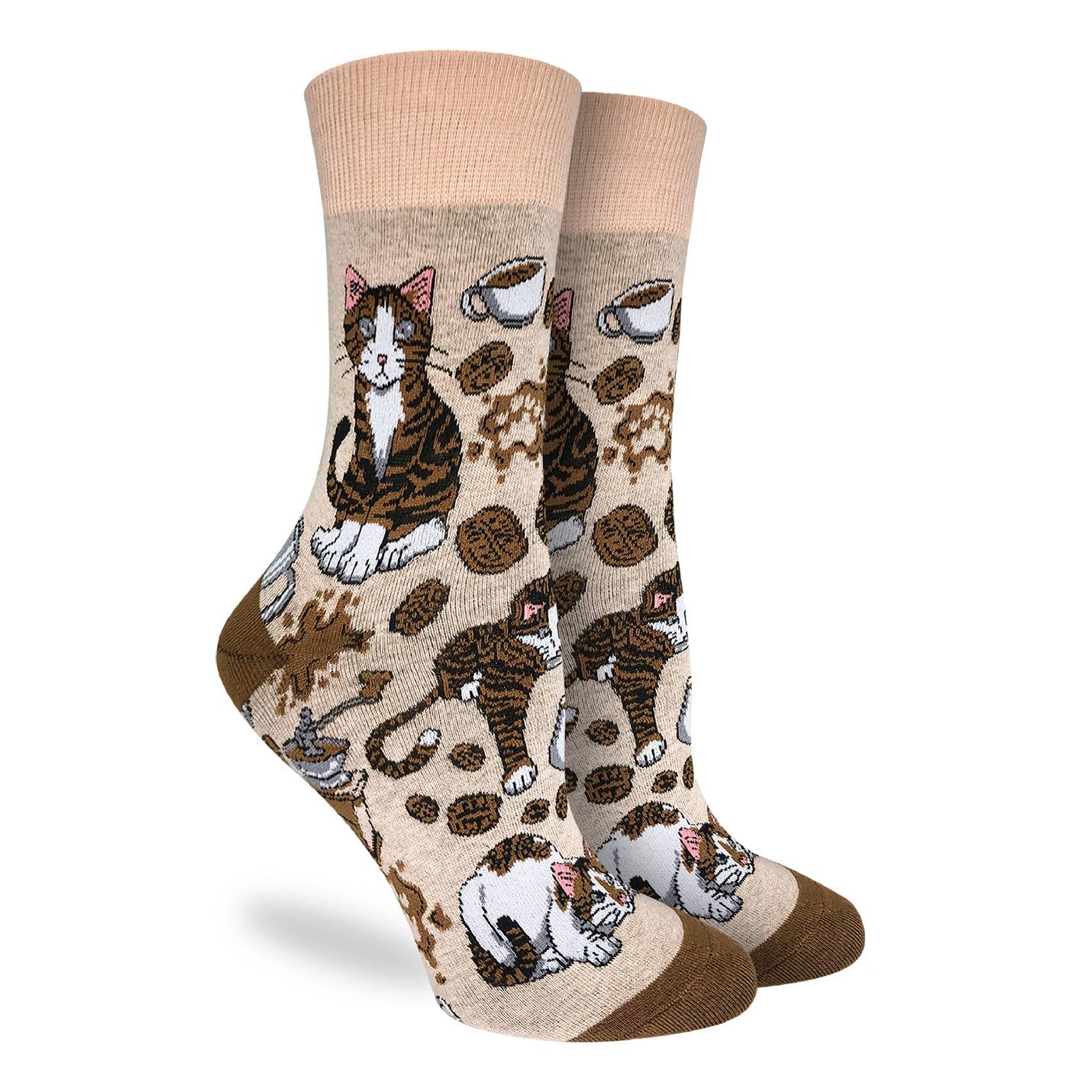 Good Luck Sock - Women's Coffee Cats Socks