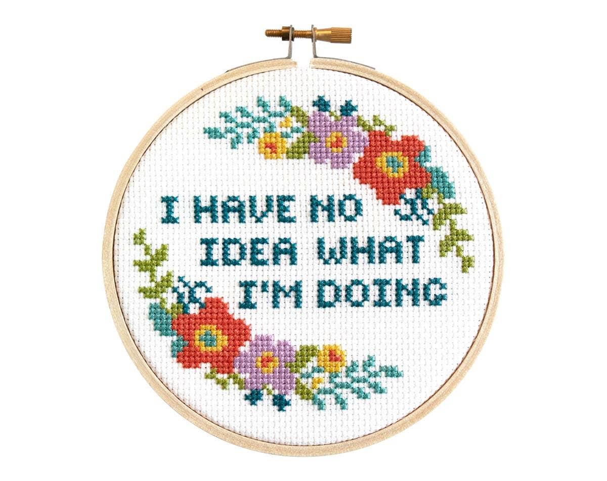 Stranded Stitch No Idea Cross Stitch Kit