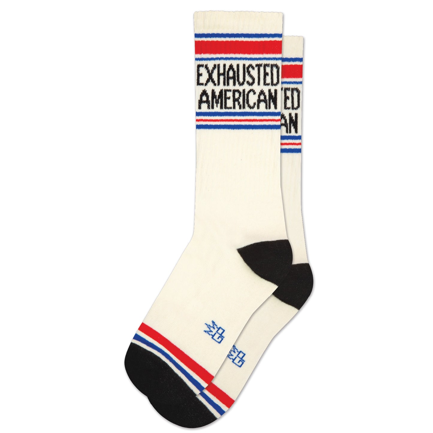 Gumball Poodle - Exhausted American Gym Crew Socks