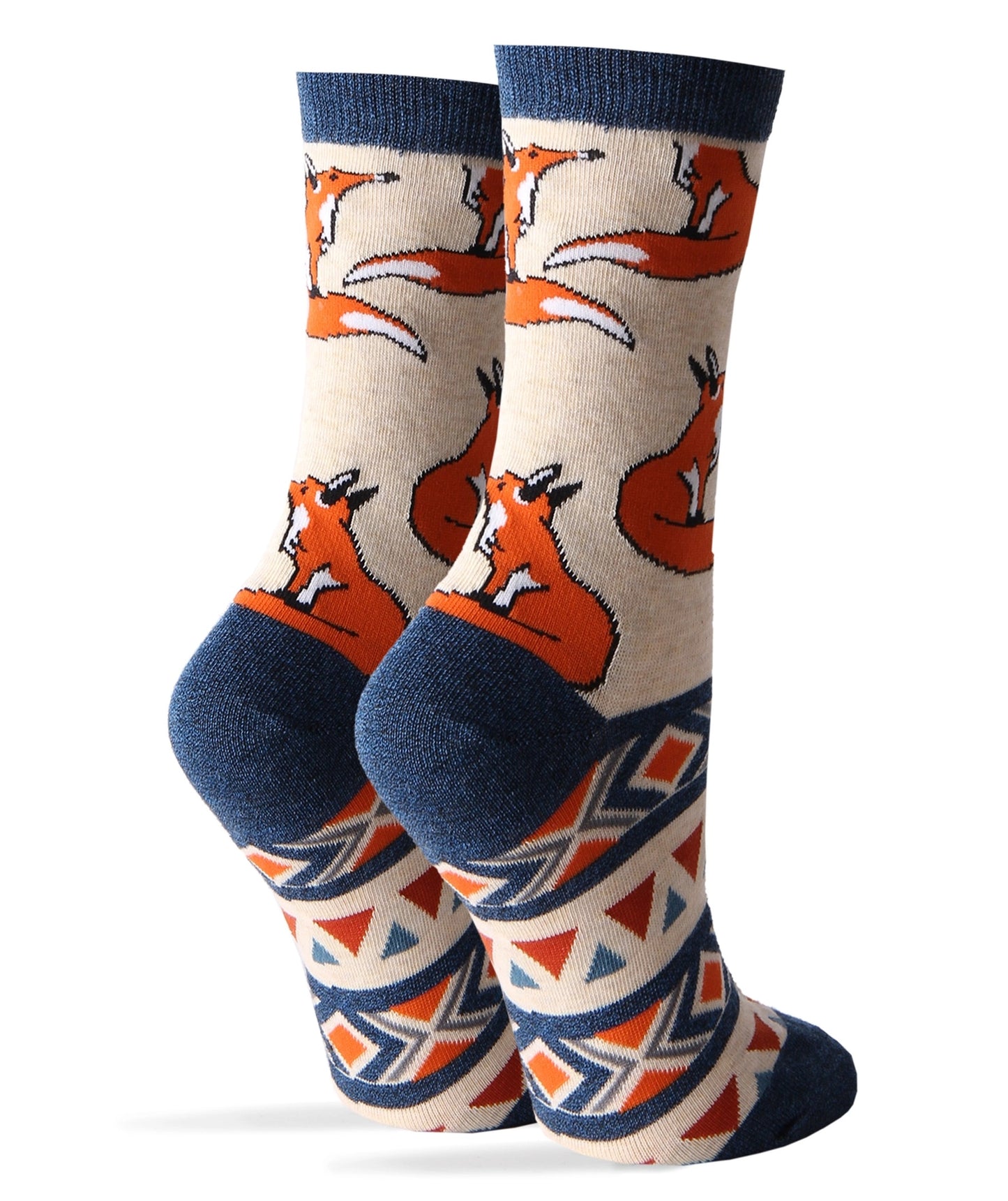 Oooh Yeah Socks - Like a Fox | Women's Premium Cotton Crew Dress Socks