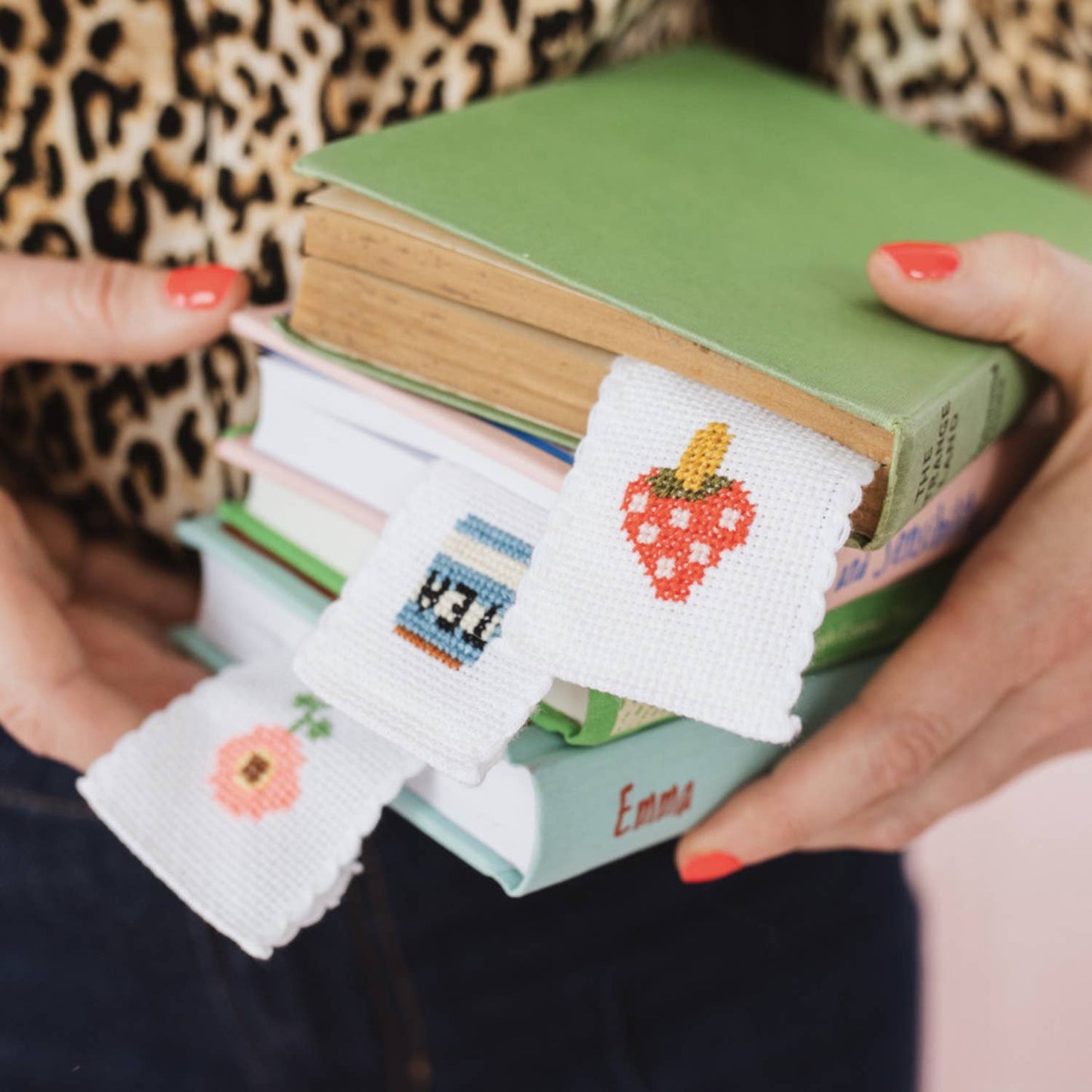 Cotton Clara Tea/Mugs Cross Stitch Bookmark Kit