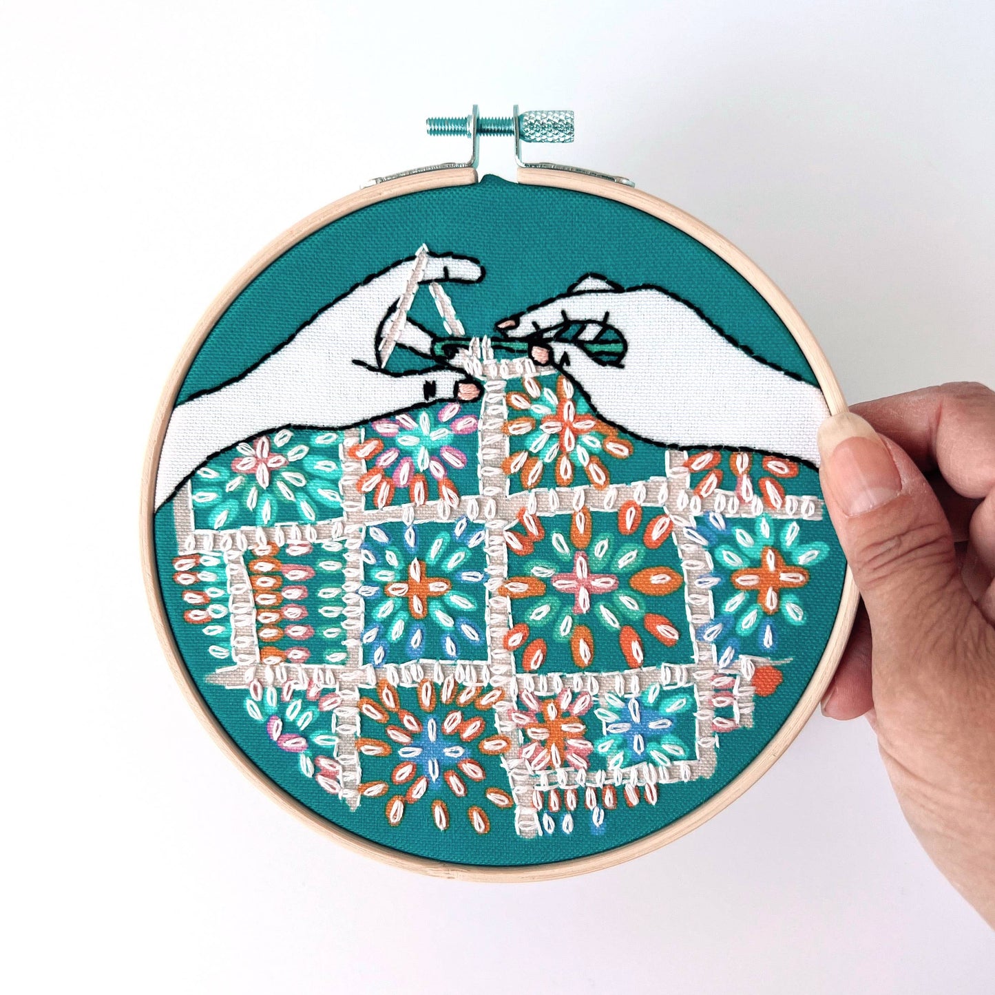Rikrack Crochet Embroidery Kit