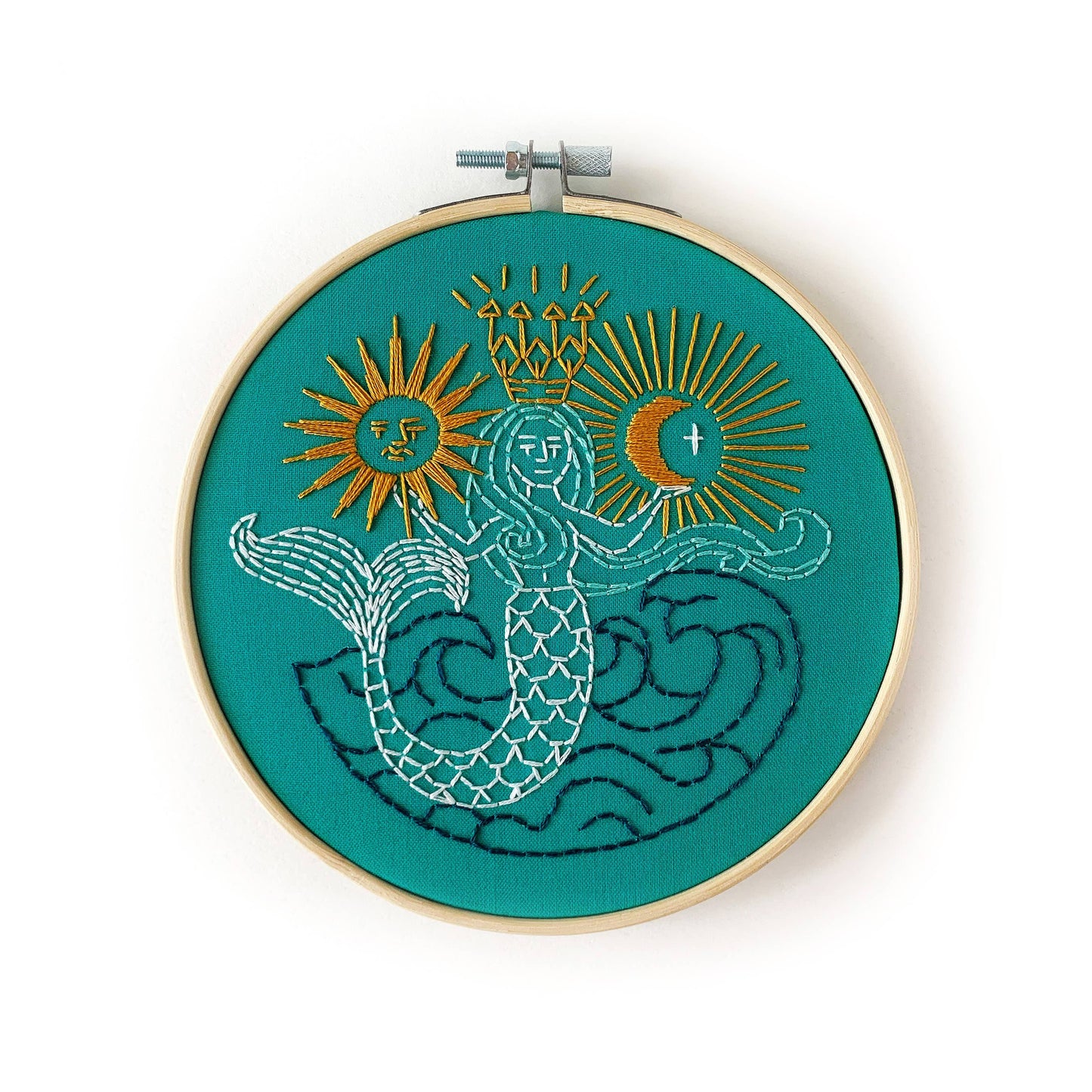 Rikrack Mermaid Embroidery Kit